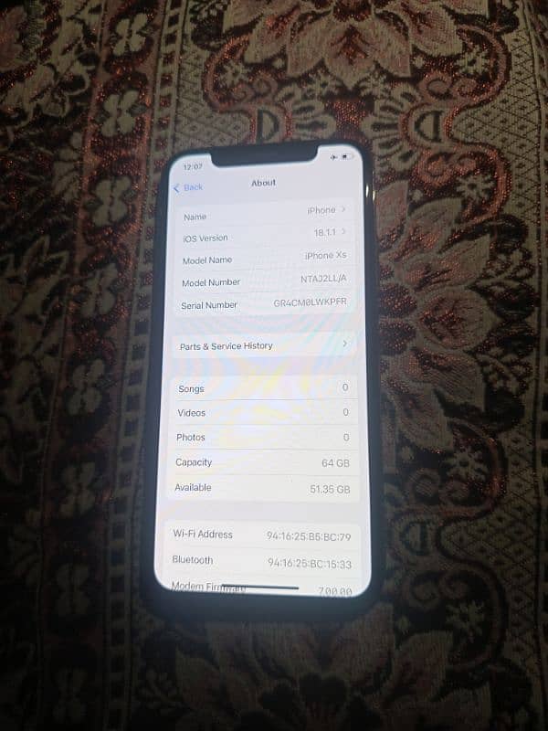 iphone Xs non pta 64 GB 5