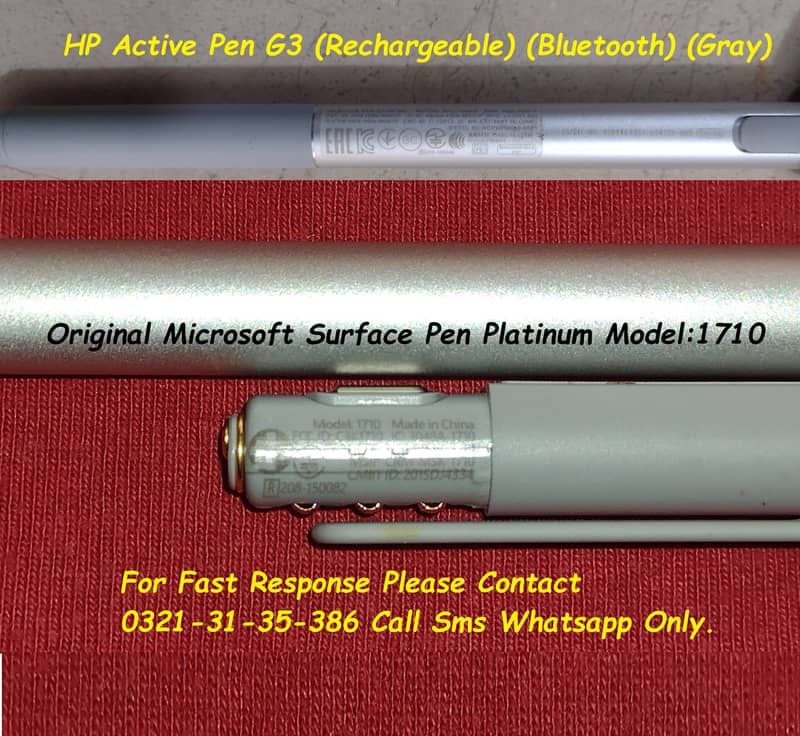 microsoft surface & hp active pen g3 for laptop 1