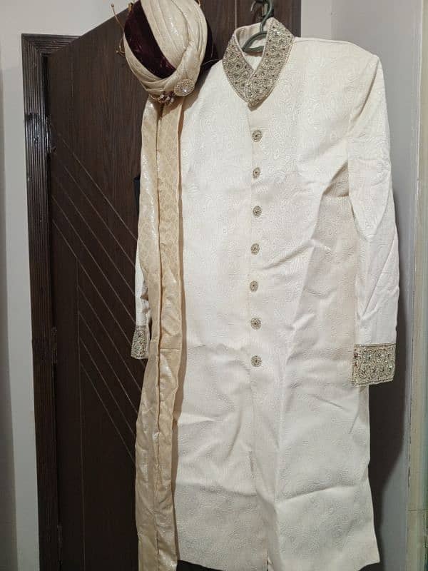 sherwani white 0