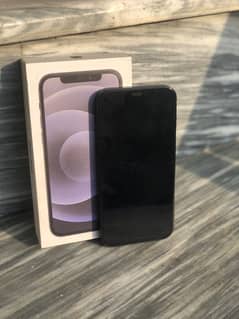 iphone 12 jv with box  sim time available