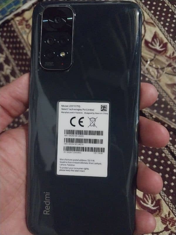 Redmi Note 11 Cor sell 10/10 condition with box & Original Charger 2