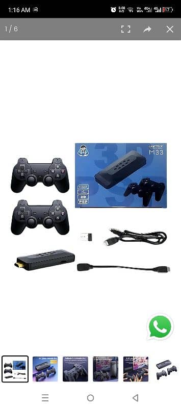 M33 Retro Gaming Stick 64gb 2 Wireless Controller 11