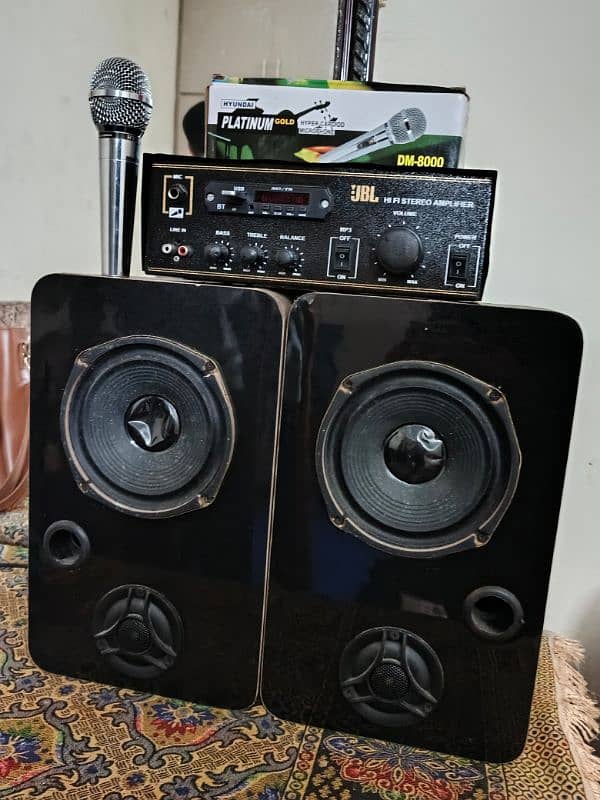 Woofers Pair And Amplifier 4