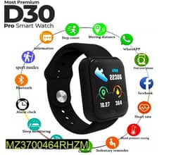 D30 pro smart watch black free delivery all Pakistan