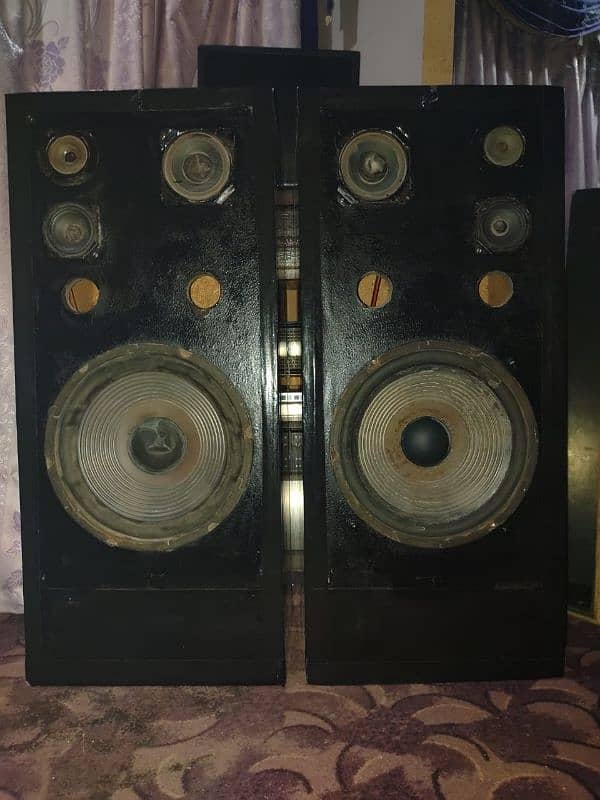 12' inch Speakers Pair with Sony Tuters Mount in Woofers Box 0