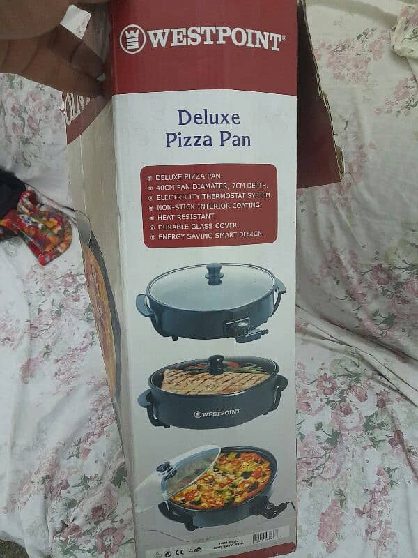 Large size Electric pizza pan deluxe multipurpose 3