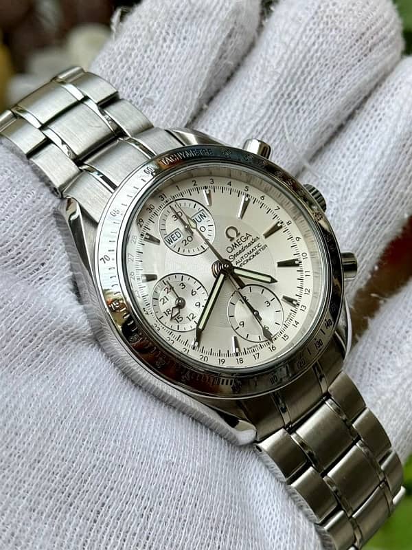 OMEGA Speedmaster automatic chronograph triple date 2