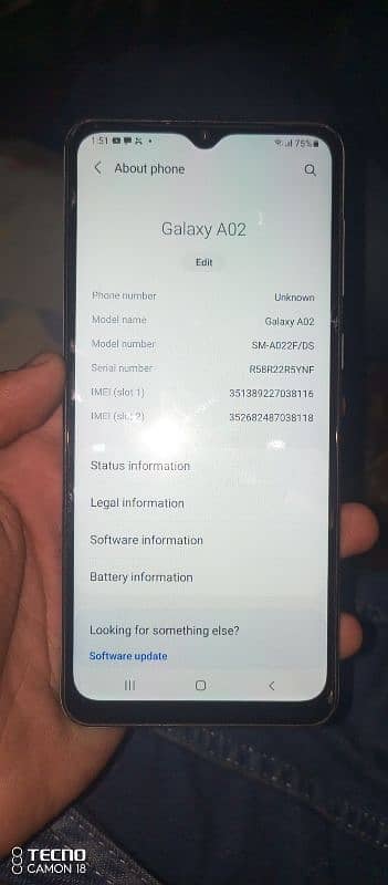 SAMSUNG GALAXY A02 9