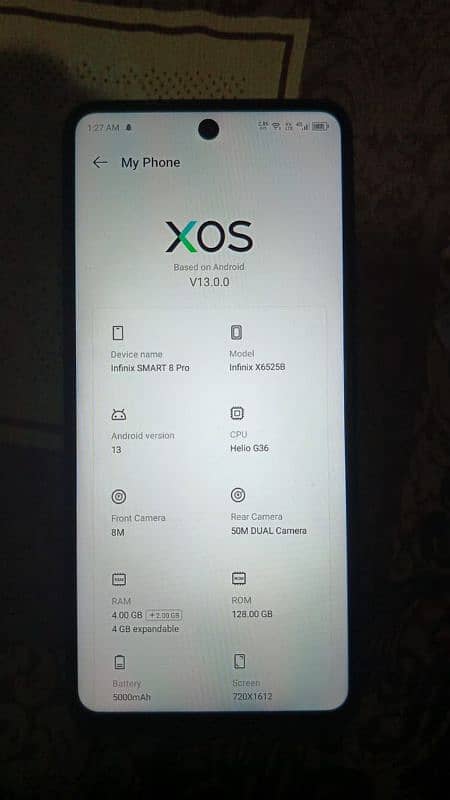 Infinix smart 8pro 2 months used 4