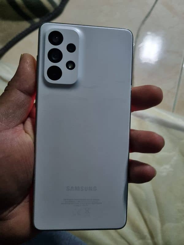 I am sell samsung A73 5g 8gb ram 256gb memory only little break body 2