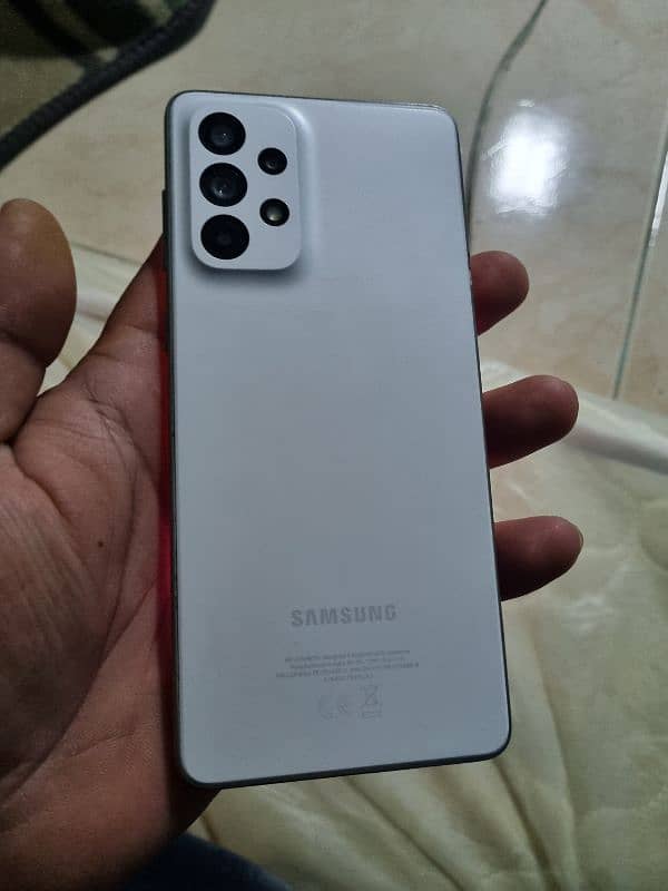 I am sell samsung A73 5g 8gb ram 256gb memory only little break body 6