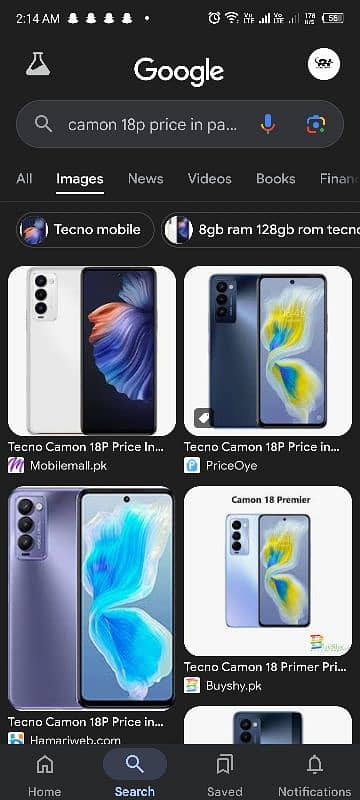 camon 18t. 4+3/128 0