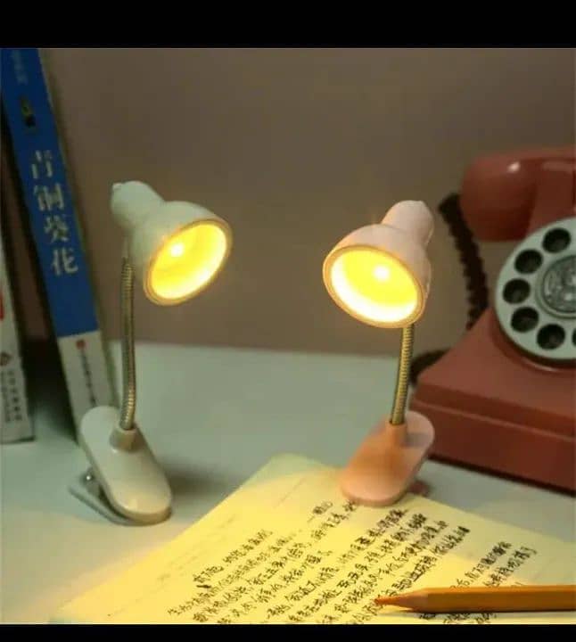 Mini Studying Lamp Mini Book Light With Clip Portable Led Reading Lam 1