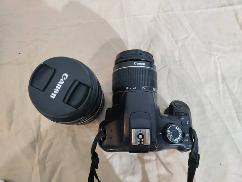 Canon 1200D with 18-55 and 75-300 lens 10/9 Condition 6