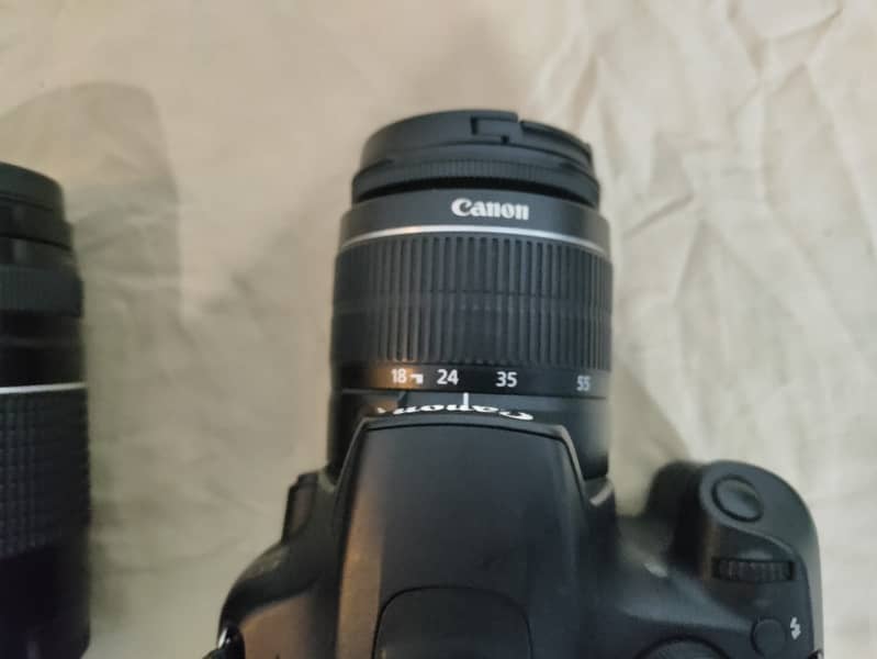 Canon 1200D with 18-55 and 75-300 lens 10/9 Condition 8