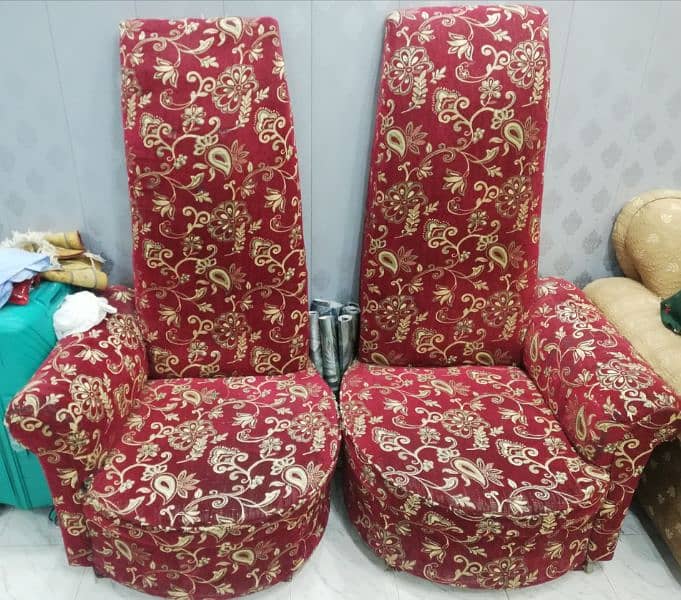 3 SEATER SOFA AND KING SIZE CHAIRS 2