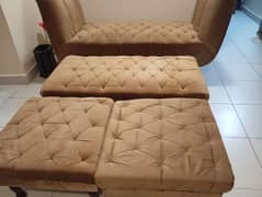 deewan, settee with puffies for sale