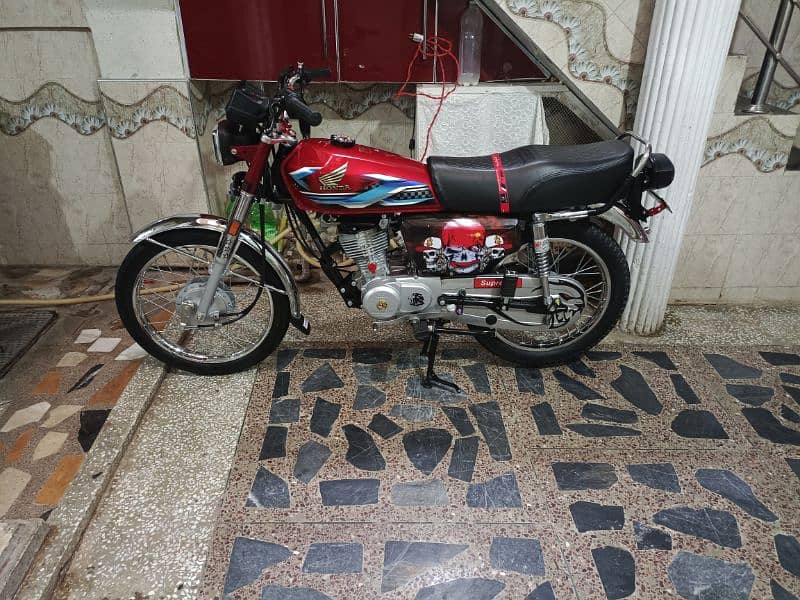 honda 125 fully modified scratch less bike original raining 0