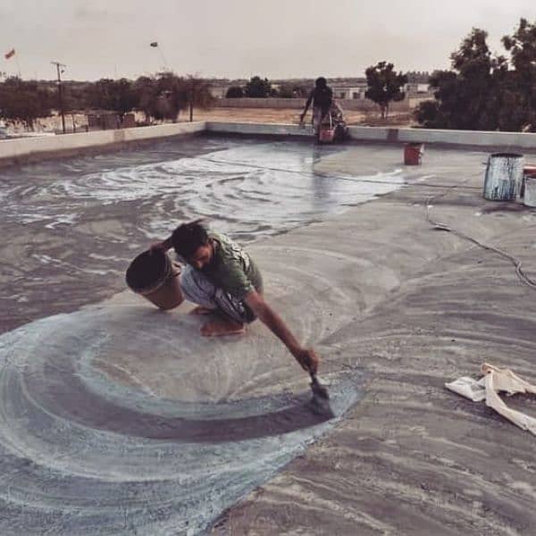 Roof Water Proofing/Water Tank Proofing #Termite Proofing 5