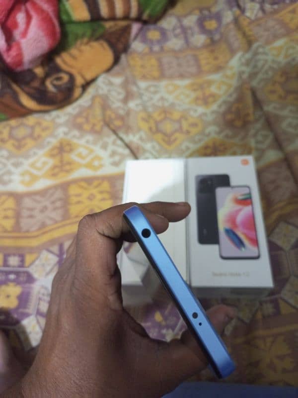 Redmi note 12 8gb 128gb with box only 5