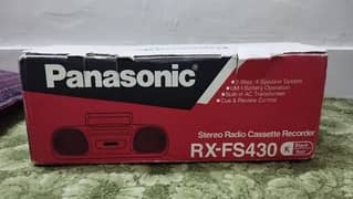 Panasonic RX-FS 430 Radio, Cassette recorder and player