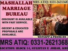 MATCH MAKER MARRIAGE BUREAU (ABROAD RISHTA SERVICE, MARRIAGE BEURO)