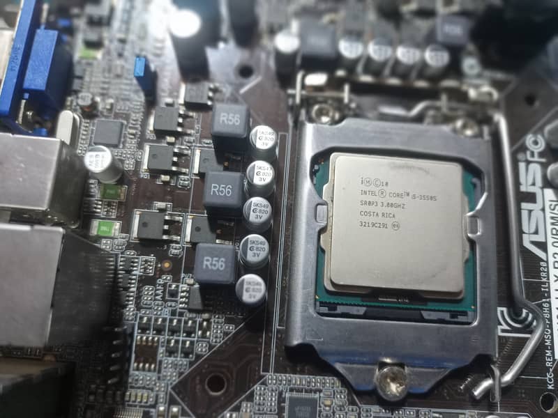 Asus H61 Gaming Motherboard with Core i5 3rd Gen+ 4GB Ram 1