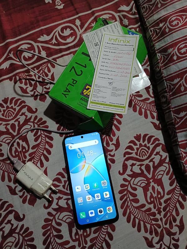 Infinix hot 12 play good condition 5