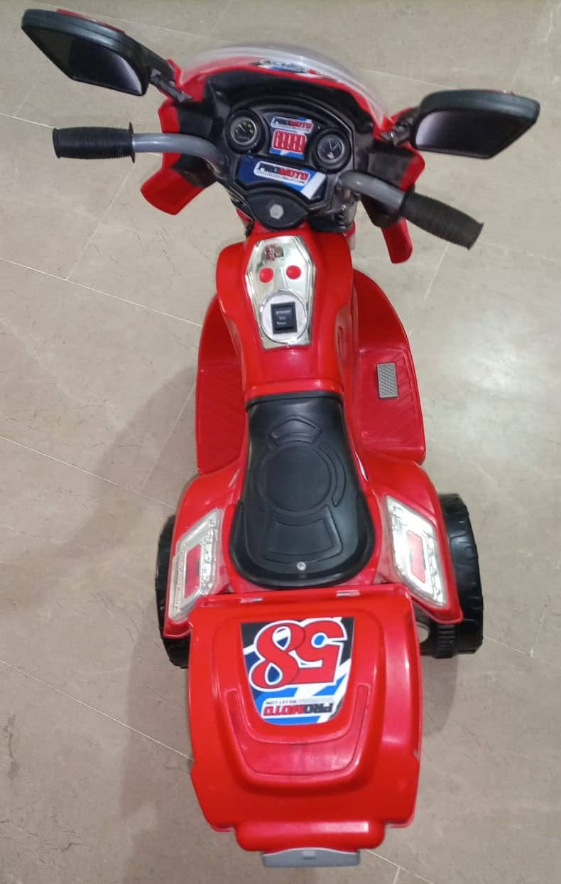 EXCELLENT RECHARGEABLE BIKE FOR SMALL KIDS 2