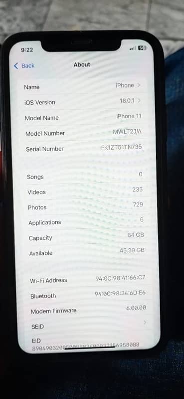 iPhone 11 64 gb pta approved 6