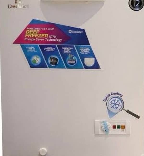 Dawlance Single Glass Door Deep Freezer (latest Model) Inverter 0