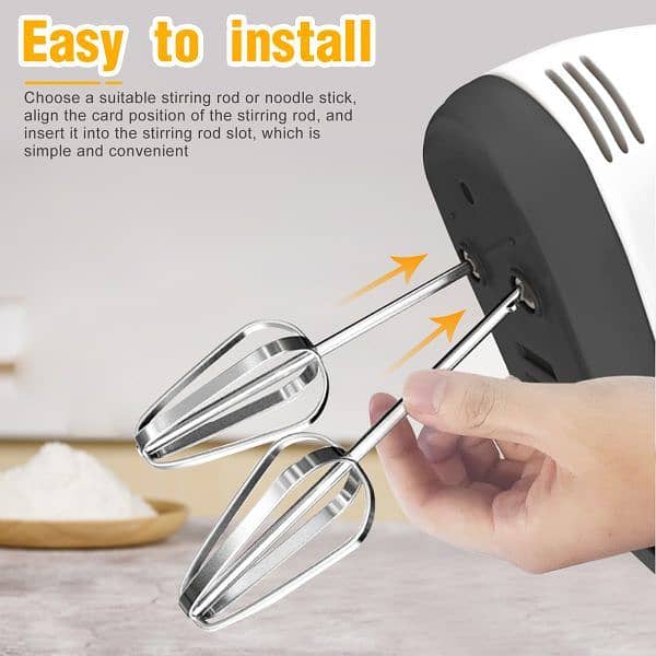 Electric Egg Beater Machine ,coffee Beater , Hand Mixer Chargeable. 2