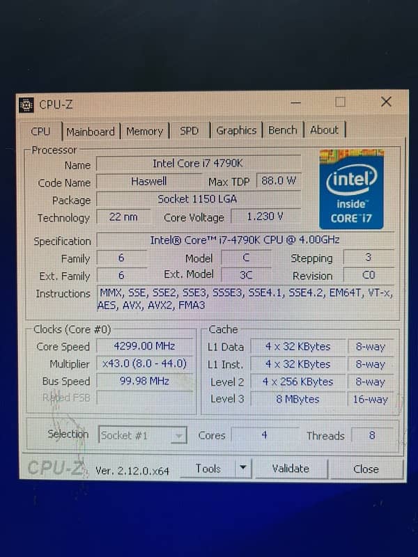 i7 4790k with asus z97m-k 4 ram slots 1