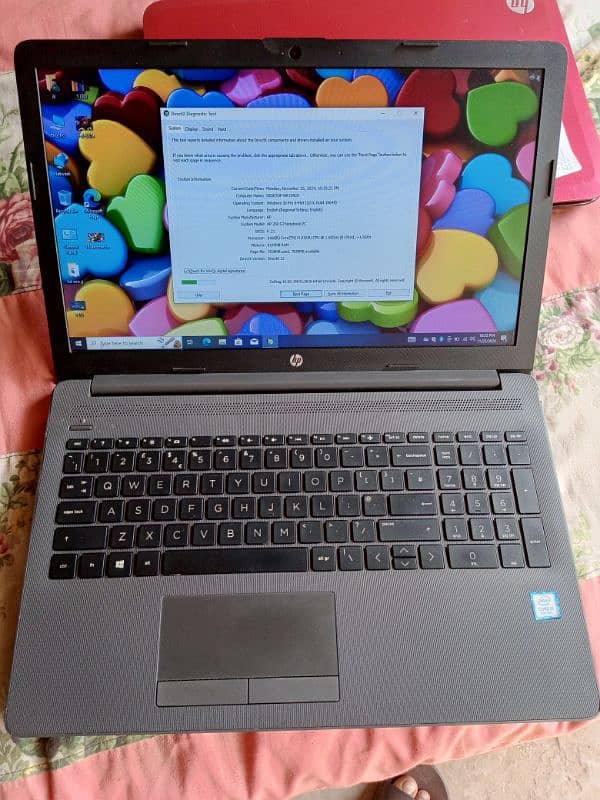 HP i5 8th generation RAM 8gb SSD 256gb condition 10 by 10 2