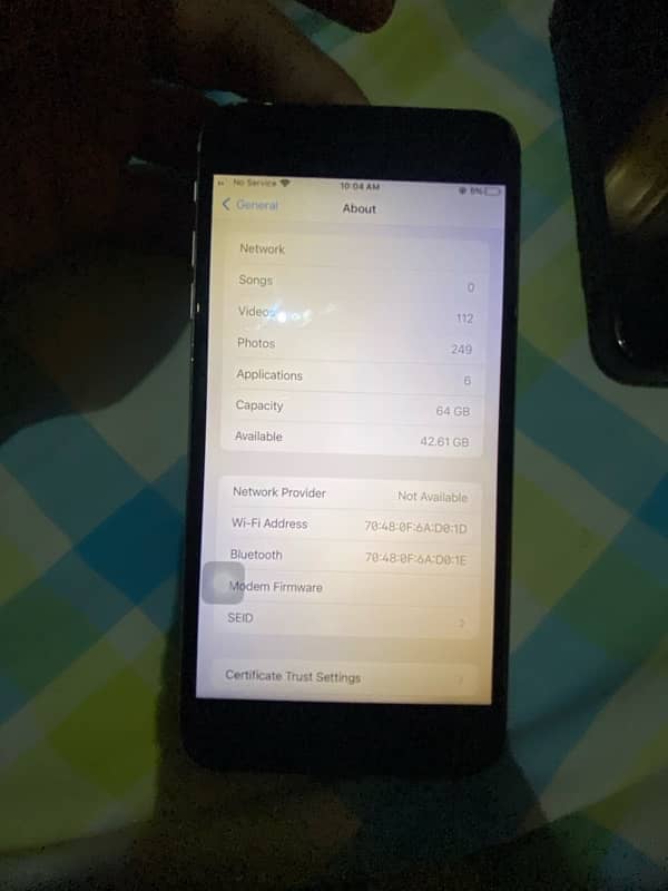 iphone 6splus 64gb all ok condition is good ph#03228433542 9