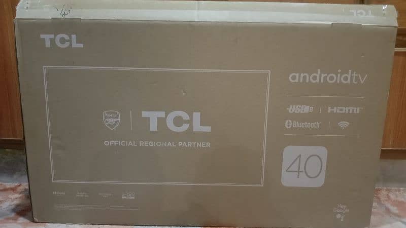 TCL ANDROID 40" just box open full warranty 40L5A 0321/7272192 7