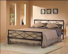 Iron bed / iron bed dressing side table / Double bed /Bed / Furniture