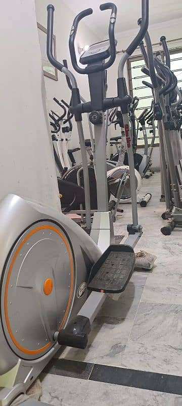 exercise cycle elliptical machine cross trainer magnetic airbike 9