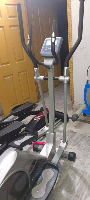 exercise cycle elliptical machine cross trainer magnetic airbike 14