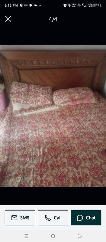 Queen Size used bed for sale in good condition 0