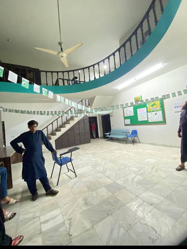 running school for rent setup for sale in wapda town very hot location brand school 12