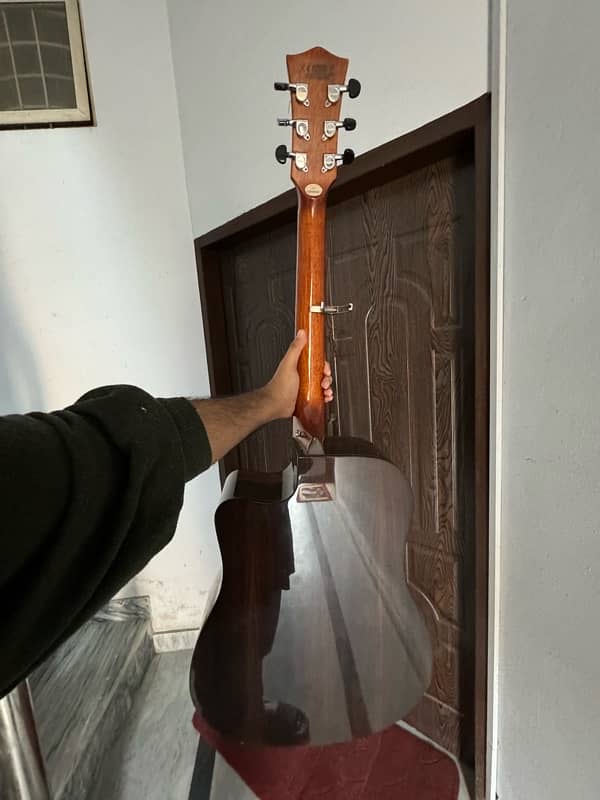 Sqoe jumbo spain guitar with free bag and free capo For sale 1