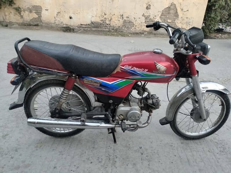 Honda CD70 model 2013 Rawalpindi number 03341511728 5