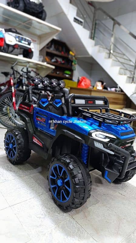 jeep kids electric battery operated RC 4×4 very biggg size superb 2