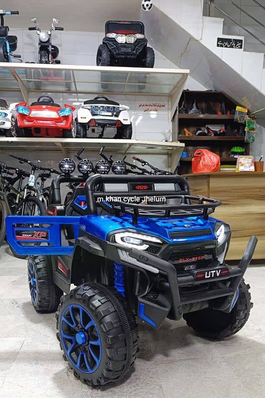 jeep kids electric battery operated RC 4×4 very biggg size superb 8