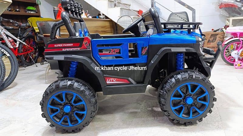 jeep kids electric battery operated RC 4×4 very biggg size superb 10