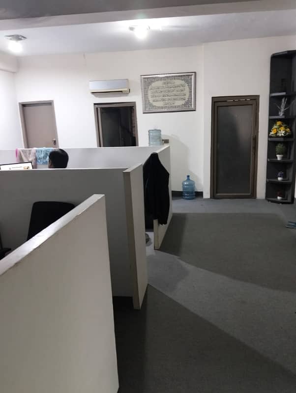 1st Floor Office with Partition Main Davis Road Lahore 1