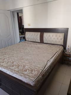 complete bed set wardrobes, dressing and mattress 10 inch