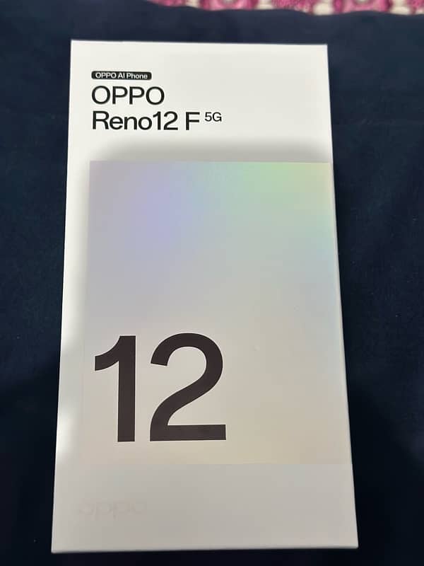 Jast box open oppo reno 12/256 gb 0