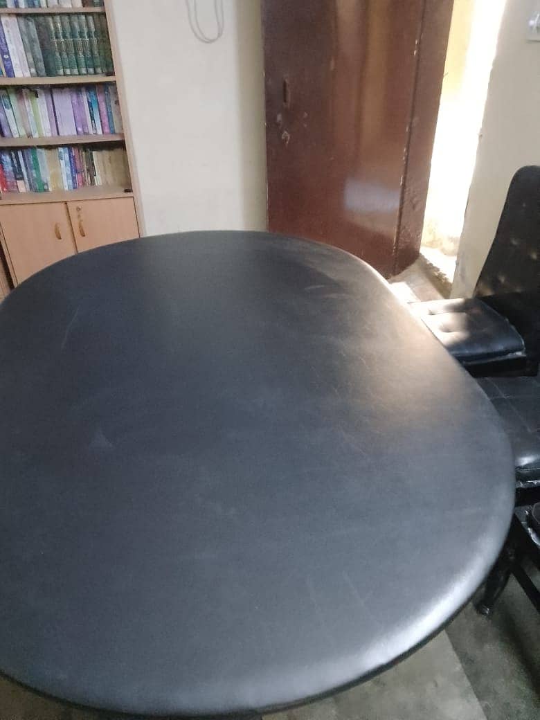 Black Dining Table with 6 Chairs 4